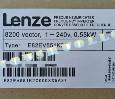 E82EV551K2C 1PCS NEW LENZE 8200 Vector 1-240v 0.55kW E82EV551K2C