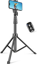 SENSYNE 62" Phone Tripod  Selfie Stick, Extendable Cell Phone Tripod Stand with