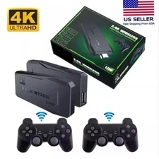 M8 Wireless Retro Game Console Stick, Retro Game Stick 4K HDMI Output Classic