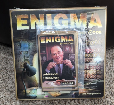 2020 Enigma-Beyond Code-Board Game from CrowD Games w/ 2 Promo Packs~NIB!