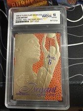 1996–97 Fleer Flair Showcase Legacy Kobe Bryant Rookie 23KT Gold WCG 10