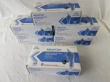 INTCO AdvanCare Disposable Nitrile Exam Gloves LARGE 6x boxes of 200, 1200 total