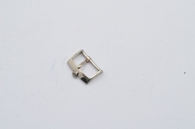 Rolex Solid 18K 750 White Gold Leather Strap Clasp Buckle 16mm