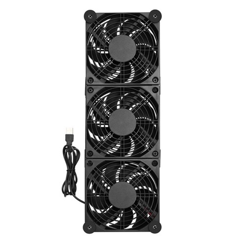 Router Cooling Fan 5V USB Power Supply Quiet Fan for HDTV Box PC Host Server - 第 3/11 張圖片