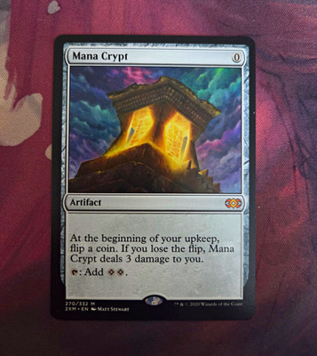 Wizards of the Coast Mana Crypt Double Masters 2020 #270/332 Mythic Eng