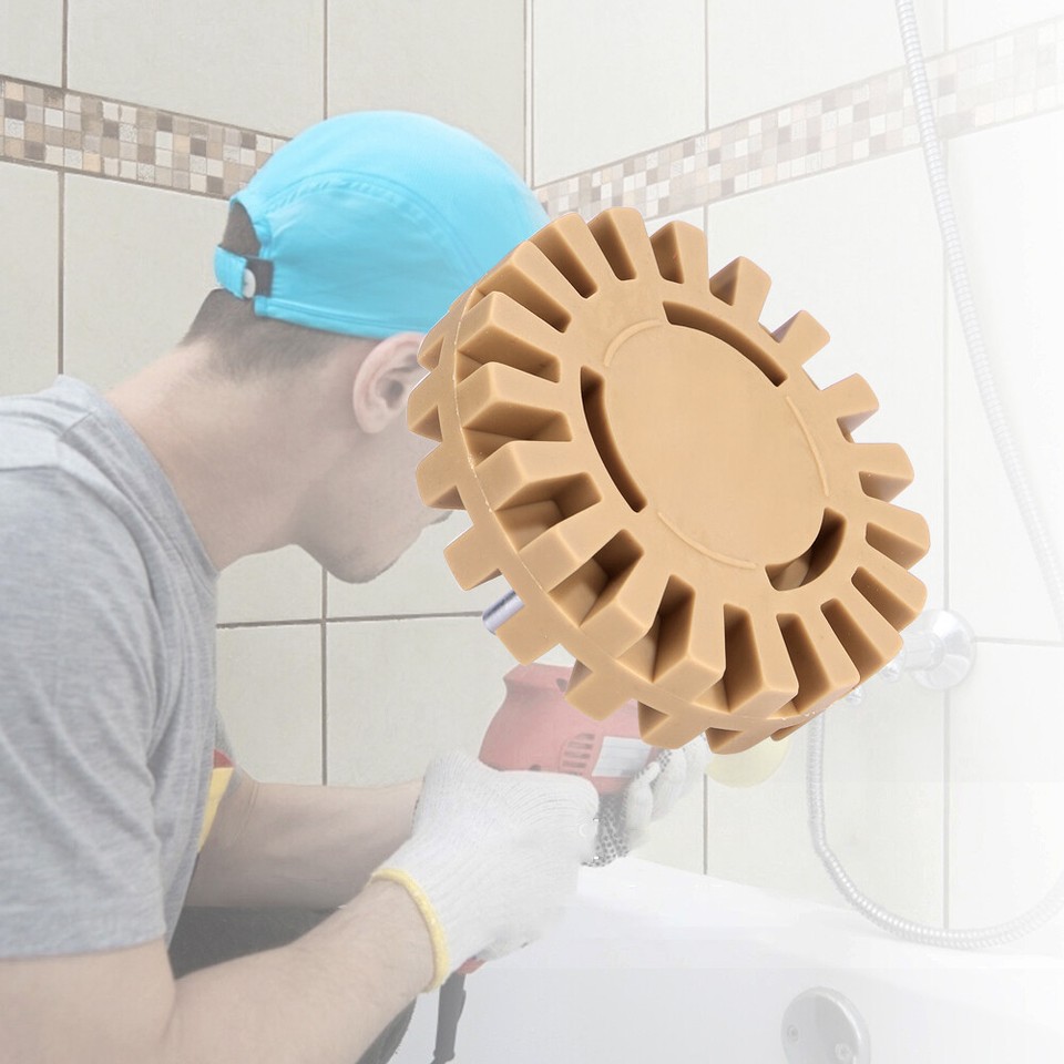 Useful 2Pcs Car Eraser Wheel Adhesive Remover Wheel for Car Glue