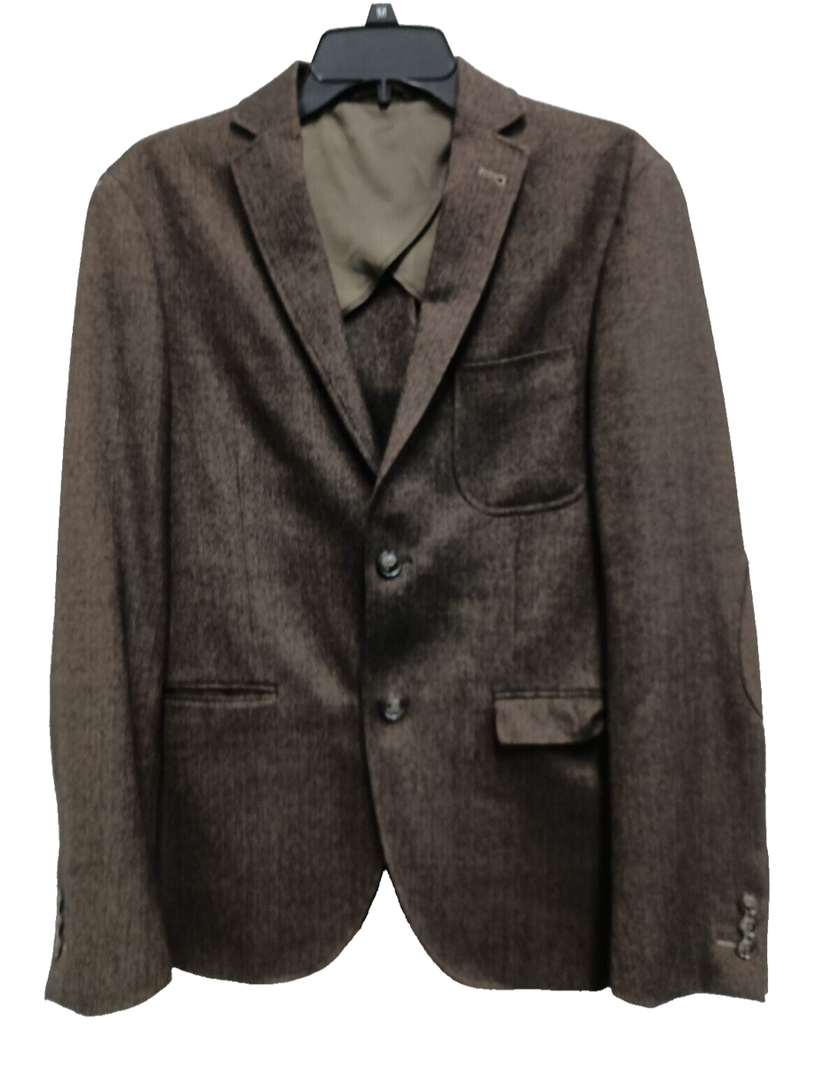 Vintage Frank & Oak Mens Sports Coat Jacket Size 36 Gray