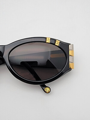 Enrique Loewe Knappe Terpsichore Col. E14 Platinum 22K GP Sunglasses Italy 59mm Enrique Loewe Knappe Terpsichore Col. E14 Platinum 22K GP  main image 2