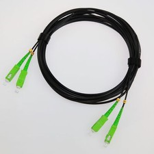 SC APC-SC APC Armored Fiber Optic Cable Singlemode Fiber Optic Patch Cord Dup...