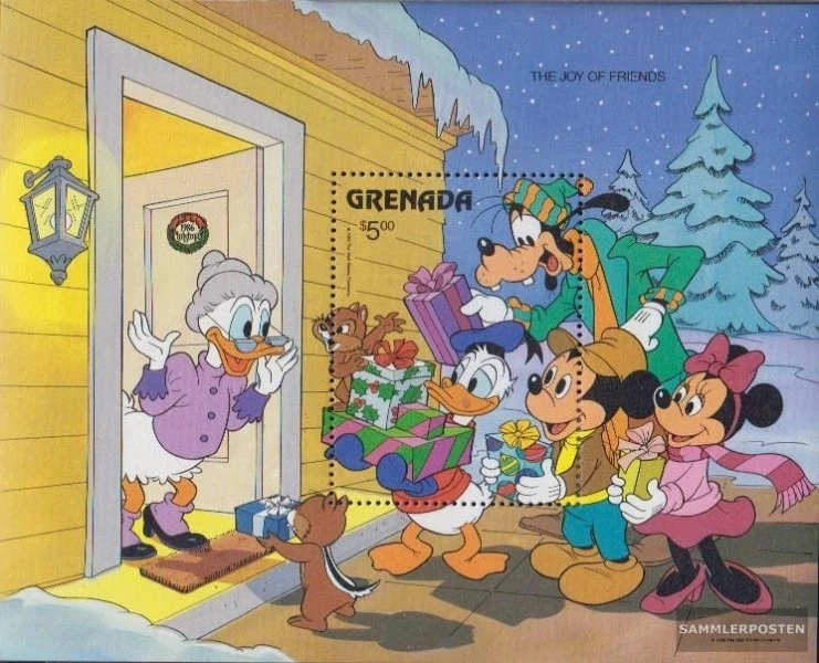 grenade Bloc 165 (complète edition) neuf avec gomme originale 1986 walt-disney-p - Photo 1/1
