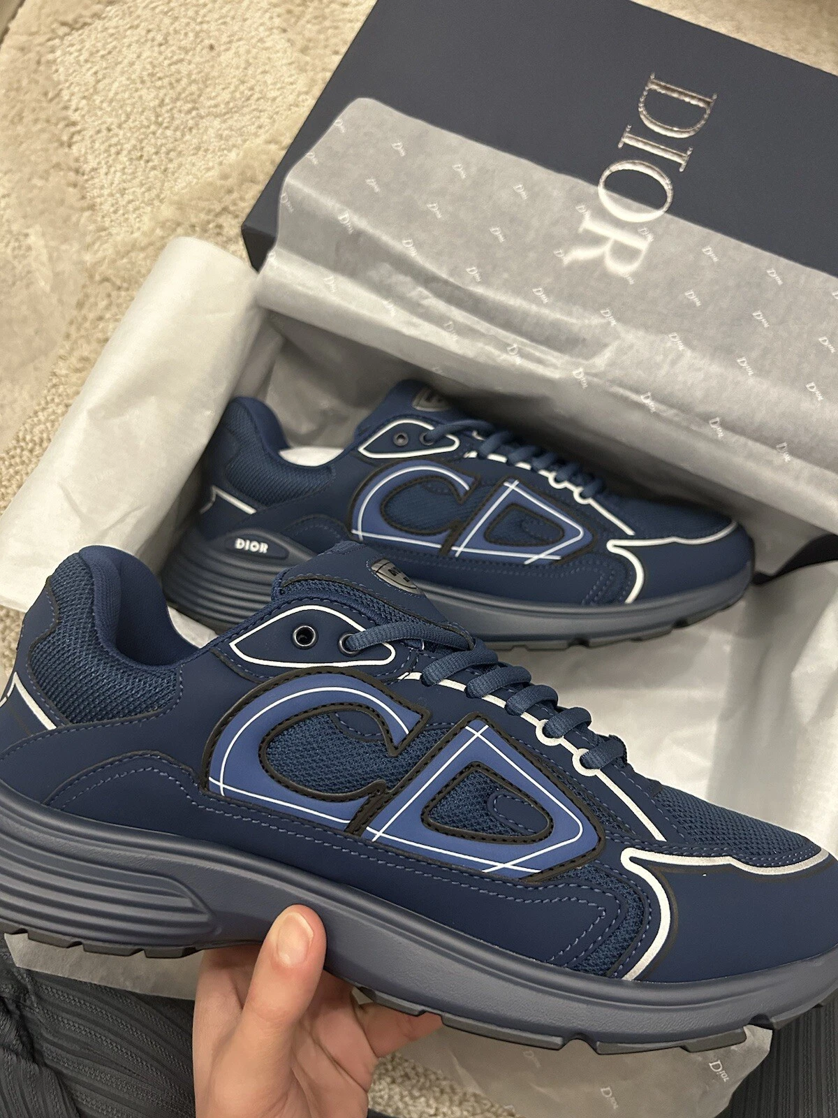 Sneaker Dior B30 coloris Bleu Neuf