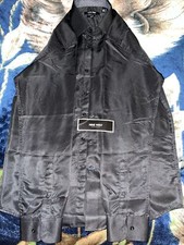 Nine West Slim Fit Long Sleeve Shirt Medium 15-15 1/2 32/33 Flip Cuffs RN#145590