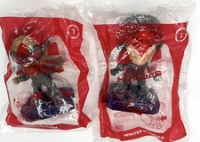 McDonald  s Happy Meal Toys 2020 Marvel Studios Heroes 1 and 2 New In Bag