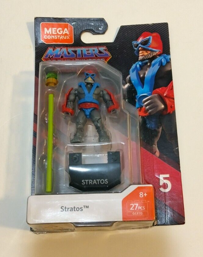 2018 Mega Construx He-Man Masters of The Universe Stratos Action Figure MOTU