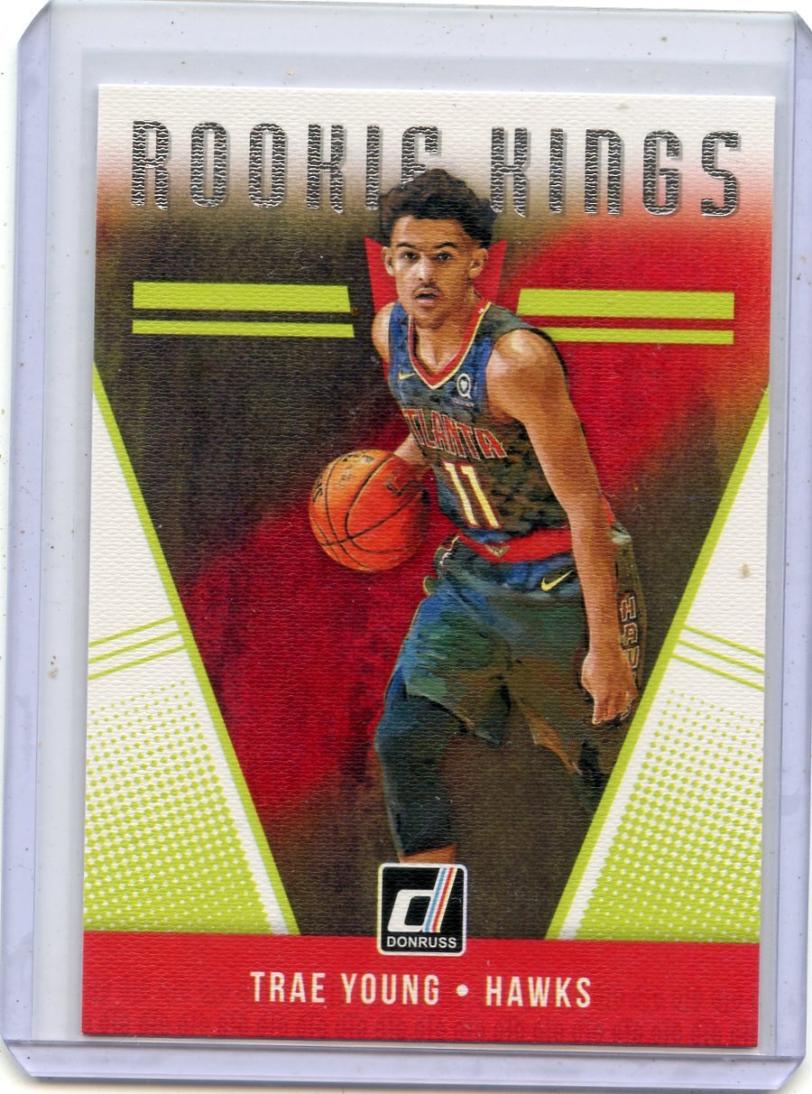 2018-19 DONRUSS #24 TRAE YOUNG "ROOKIE KINGS" ROOKIE RC ATLANTA HAWKS 070122