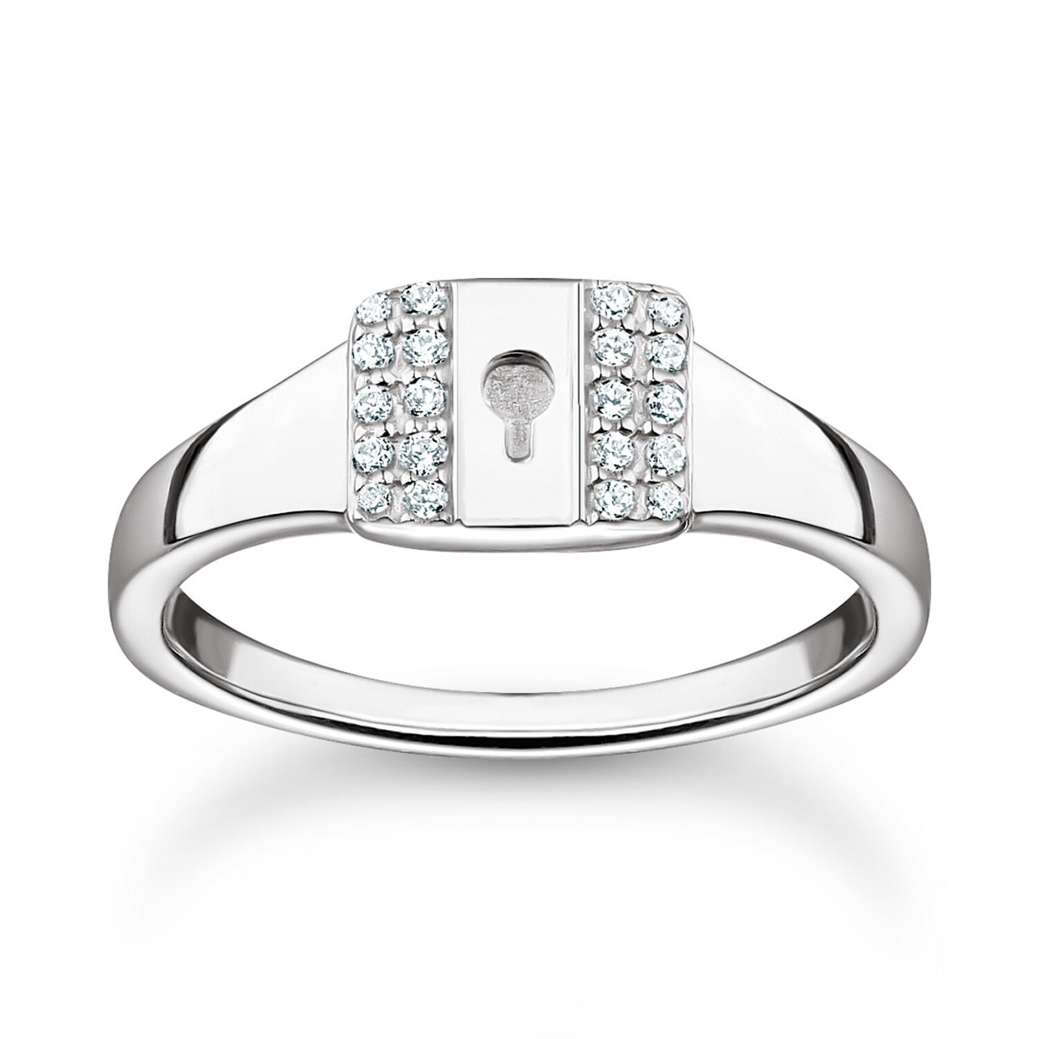 THOMAS SABO Schmuck Damen-Ring Schloss Silber TR2372-051-14 7690₽