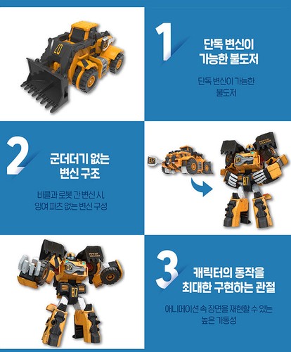 TOBOT V POWER LOADER Bulldozer Transformierroboter Auto Fahrzeug Spielzeug 2021 - Bild 5 von 9