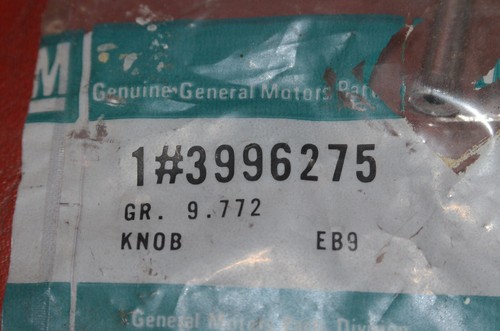 NOS 1973-77 Malibu El Camino Monte Carlo Chevelle Clock Knob GM 3996275 OEM Part - Picture 3 of 6