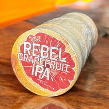 Sam Adams Rebel Beer Coasters Sleeve 100 Pack Round Cardboard Grapefruit IPA NEW