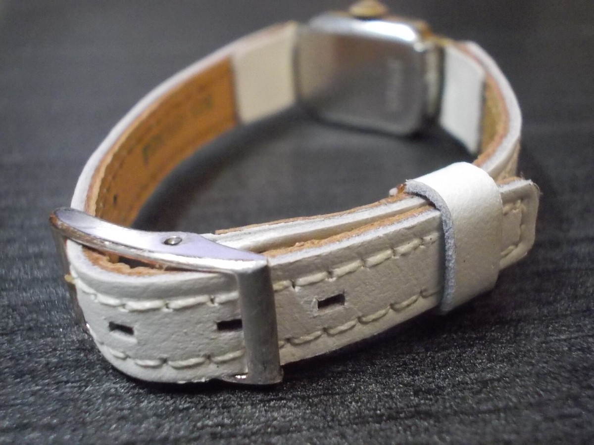Montre Vintage Mécanique Regency - Plaquée Or - 15 Rubis - Remontage Manuel - Bracelet Cuir Marron