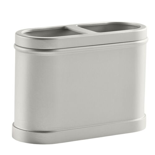Satin Nickel Metal Toothbrush Holder
