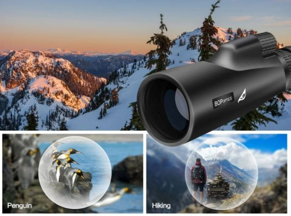 8-22x50 Monocular Telescope for Adults HD - Includes Carrying Case with Strap - Image 4 of 4