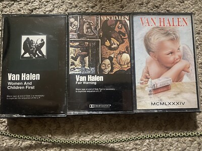 Van Halen David Lee Roth 7 LOT Self Titled II 1984 Fair Warning Women Children