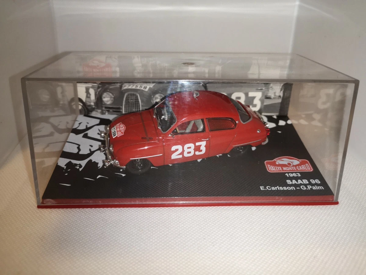 Saab 96 V4 5 Rallye des 1000 Lacs 1976 Lampinen - Markkanen IXO RAC378A