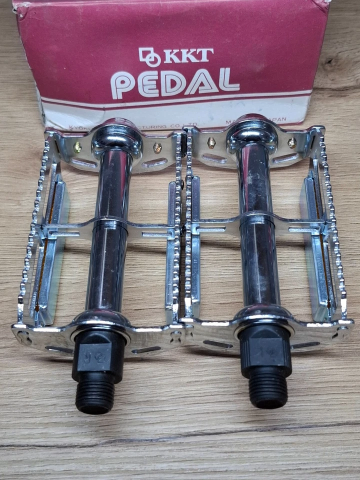 Piezas de bicicleta retro vintage nuevas en caja pedales KKT RT-SF Foto 2 de 4