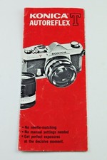 190707 Konica Autoreflex T System Product Information Brochure Genuine Original