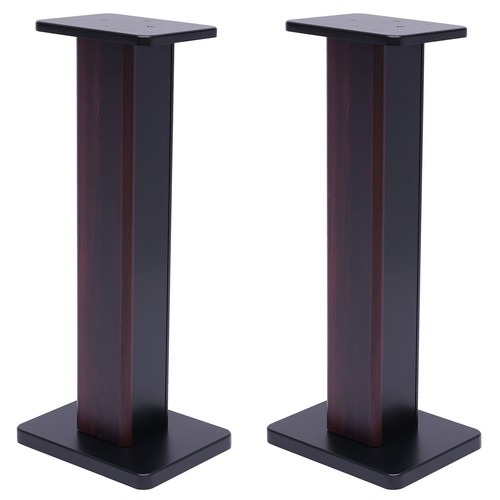 Black Walnut 28" Inch Bookshelf Speaker Stands Surround Sound Home Theater Pair - 第 6/22 張圖片