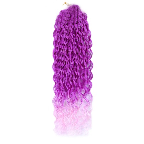 7 Packs 24" Loose Wave Crochet Hair Afro Curls Crochet Braiding Hair Extensions - Picture 52 of 58