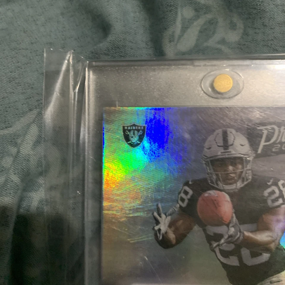Josh Jacobs 2019 Panini Prestige Autograph Rookie #240 Oakland Raiders RC 7/25  - Image 4 of 4