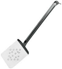 Fish Egg Slice Turner Hook Handle Stainless Steel Commercial Cooking Utensil