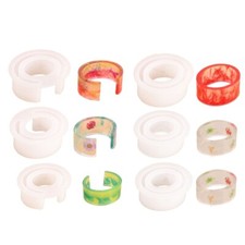 6 Sizes Wide Bracelet Silicone Molds Kit Open Cuff Bracelet Mold Tools