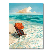 Blue Sky Splash by Robin Renee Hix Gallery-Wrap Canvas Artwork (16 in x 12 in)