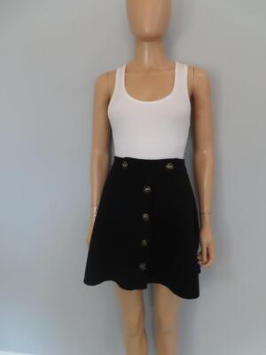Christian Dior★素敵!Black Wool Knit Logo Button Mini Skirt s-l400.jpg