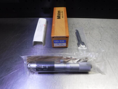 Mitutoyo Tubular Inside Micrometer  5-6'' Range .00025'' Accuracy 133-226 (LOC3487