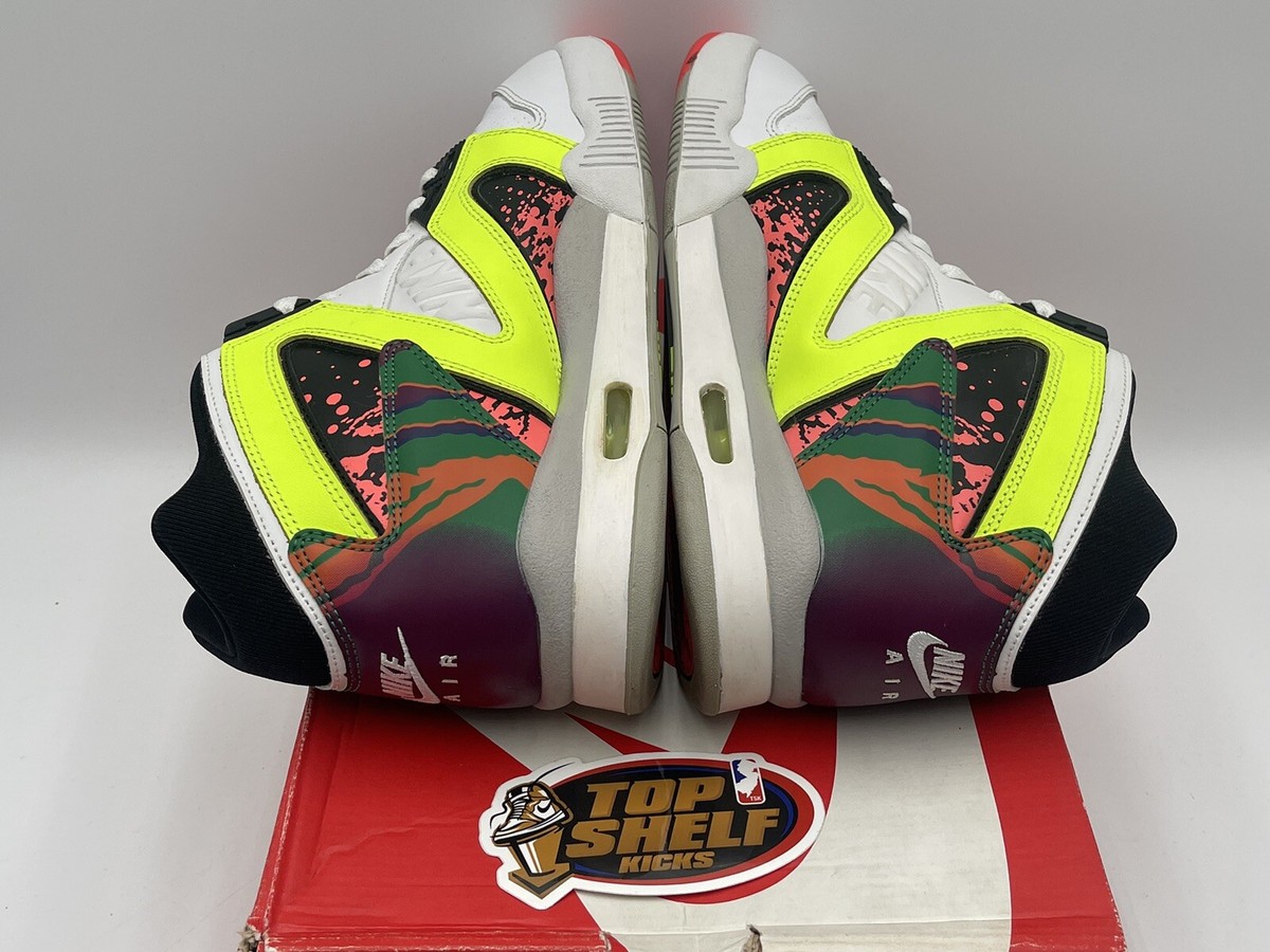 Nike Air Tech Challenge Hybrid White Volt 2014 Size 10.5 
