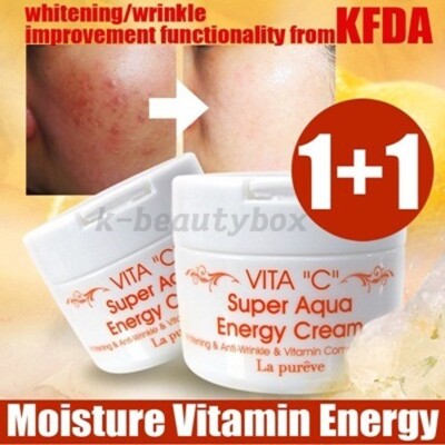 Vita C Super Aqua Energy Cream 100ml x 2EA Original Pure Vitamin Cream K-Beauty