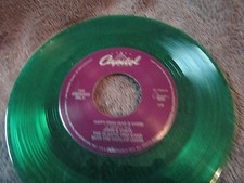 John & Yoko Lennon, Happy Xmas/Listen The Snow Is Falling   PROMO   Green Wax