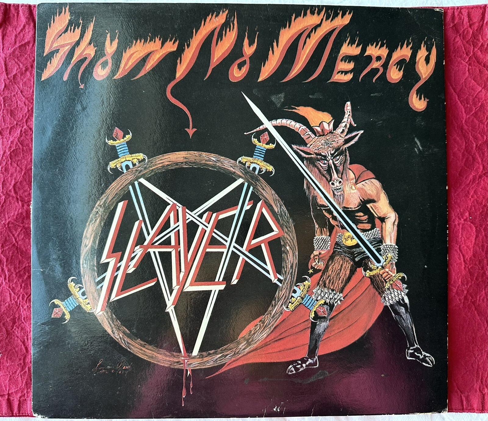 Slayer - Show No Mercy vinyl LP (Metal Blade Records, 1983)