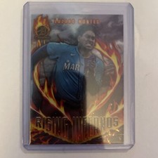 Bowman 2024 cromo Lázaro Montes #RI-19 béisbol MARLINS RISING INFERNOS