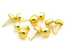Round Brads Purse Feet Handbag Nailheads Spike Prong Studs 15MM 18MM 20MM 22M...