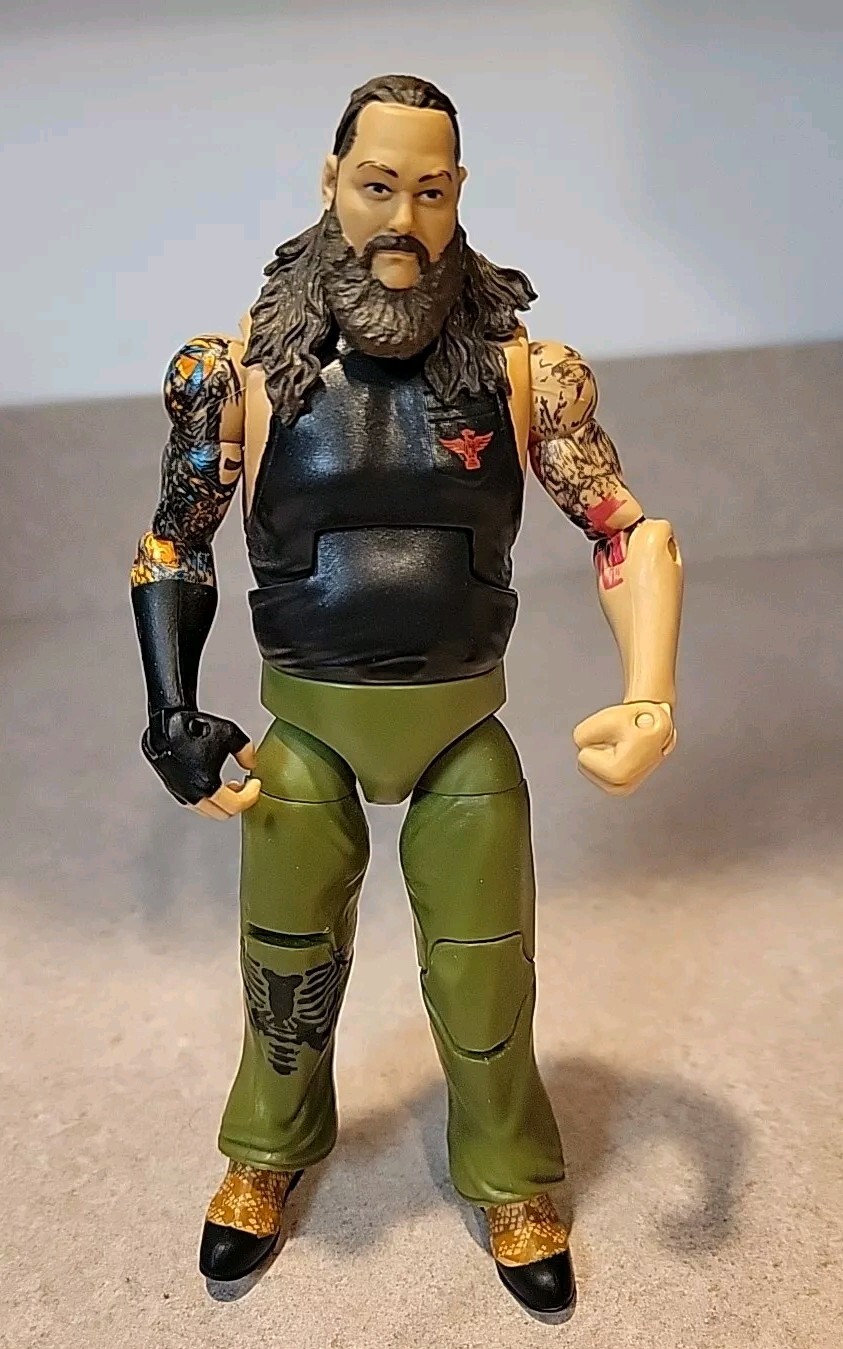 2013 WWE Mattel Elite Bray Wyatt Action Figure with Green Pants and Snake Skin Boots