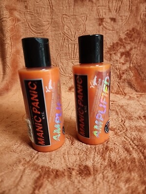 (2) 4oz Manic Panic Amplified Enchanted Forest Hair Color. Coralline Dream.