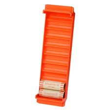 MMF Industries Rolled Coin Tray, Orange
