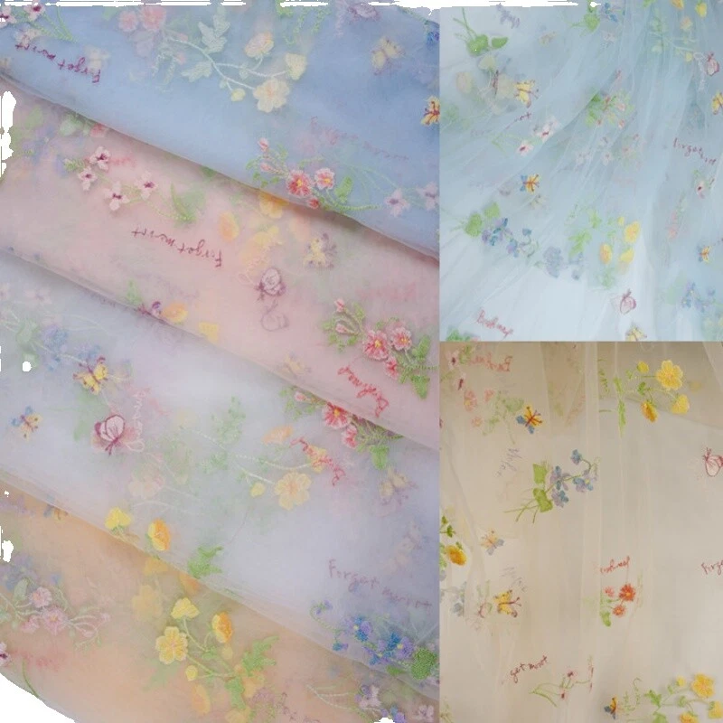 Tulle Floral Craft Fabrics