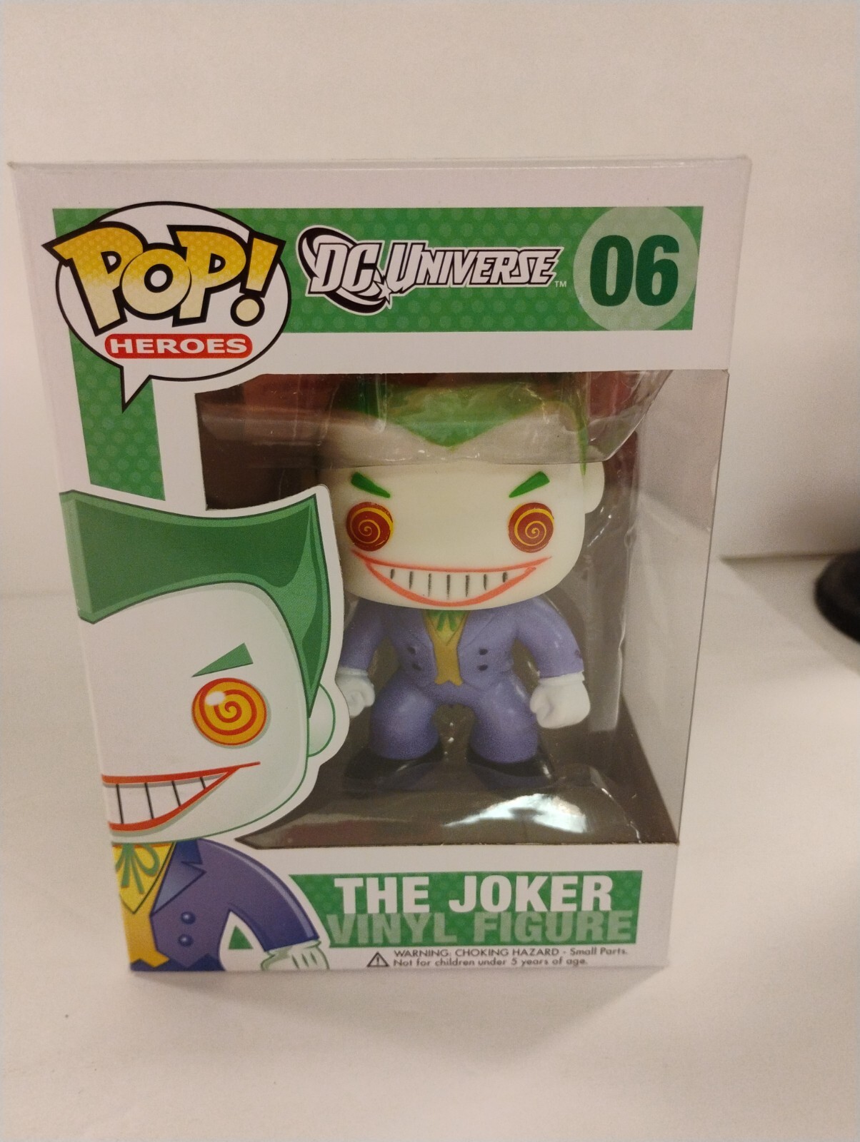 Funko Pop Heroes DC Universe 06 The Joker Vinyl Figure Vaulted