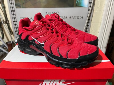Nike Air Max Plus TN Tuned Red Black Size 28cm US Men's 10 Nike Air Max Plus TN Tuned Red Black Size 28cm US Men's 10